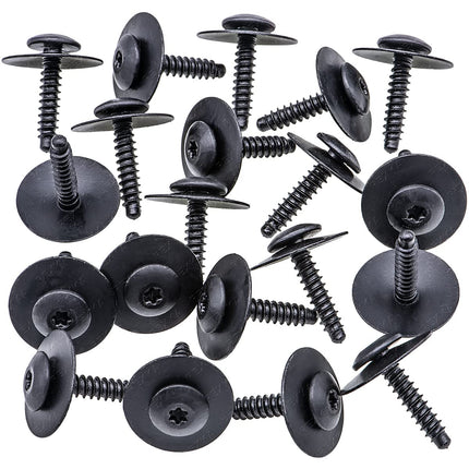 Rexka 20pcs Fender Liner Splash Shield Bolt Screw 11548270 Compatible with GM Chevrolet Camaro Colorado Cruze Equinox Impala Malibu Traverse Cadillac ATS CT6 CTS XT5 XTS