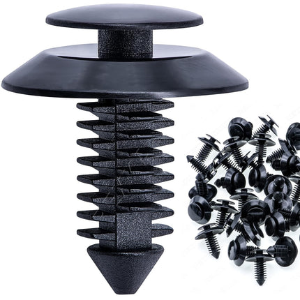 Rexka 50pcs Door Trim Panel Retainers Clips Fastener for Ford N801925-S Lincoln Mercury Bronco F150 Mustang F-250 F-350