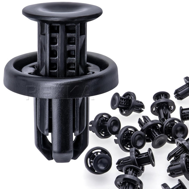 Rexka 40pcs Rear Front Bumper Cover Fender Grille Under Cover Push-Type Retainer Clip Fastener Rivet