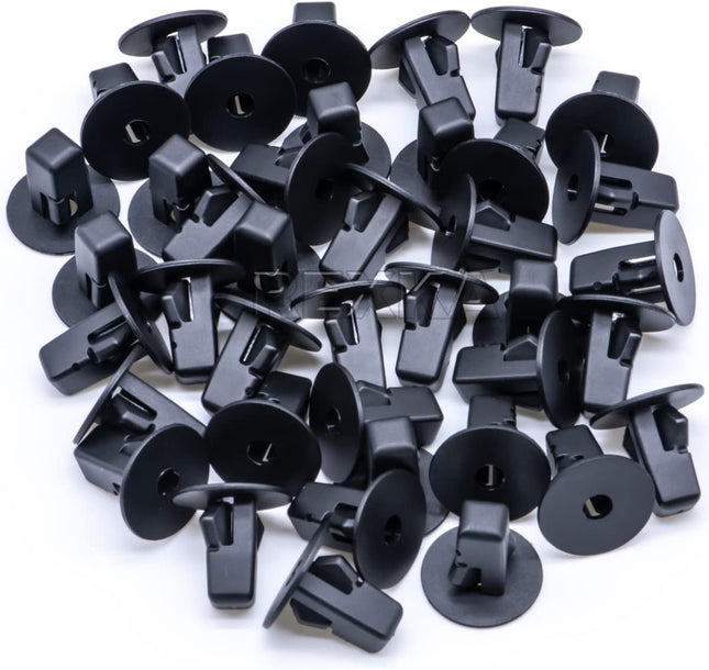 Rexka 40pcs Fender Liner Wheelhouse Liner Mud Guard Nylon Screw Grommet Nut Retainer Compatible – product detail