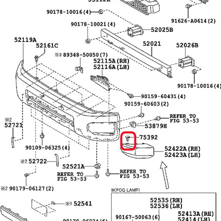 Rexka 25pcs Front & Rear Spoiler Moulding Clip Compatible with Toyota Lexus 75392-35220 4Runner, Camry, Corolla, FJ Cruiser, Highlander, Prius, Prius Prime, Prius V, RAV4
