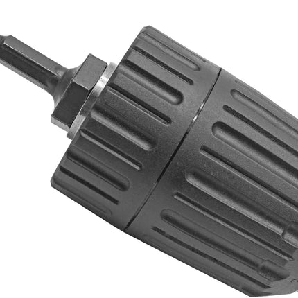 Biaungdo 1/2" Keyless Drill Chuck Adapter 2.0-13mm, 1/4-Inch Hex Shank Drill Chuck Adapter, Converter Quick Connect Impact Driver Conversion Tool 1/2-20UNF Mount