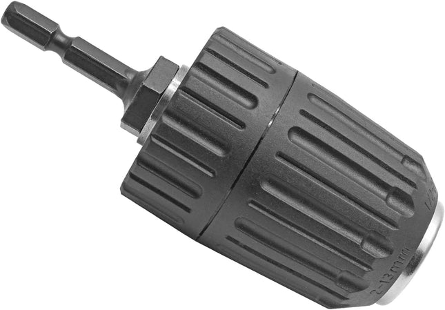 Biaungdo 1/2 Keyless Drill Chuck Adapter 2.0-13mm 1/4-Inch Hex Shank Drill Chuck Adapter Converter