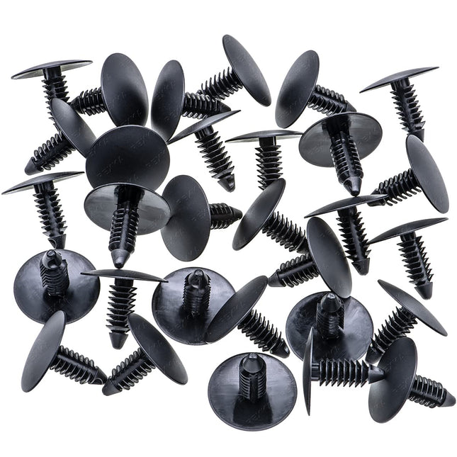 Rexka 30pcs Fender Liner Retainer Clips 6506293AA Compatible with Jeep Wrangler Grand Cherokee Commander – product detail
