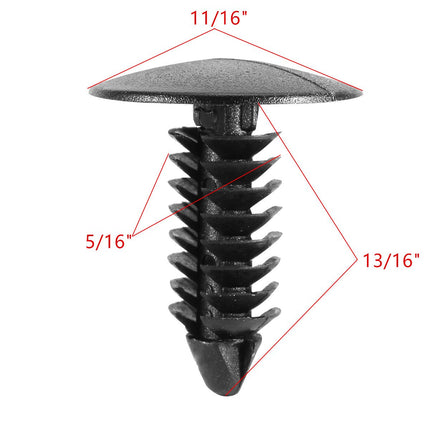 Rexka 30pcs Fender Bumper Shield Fender Liner Push Pin Retainer Clips 6030441 for Jeep Dodge Ram Chrysler