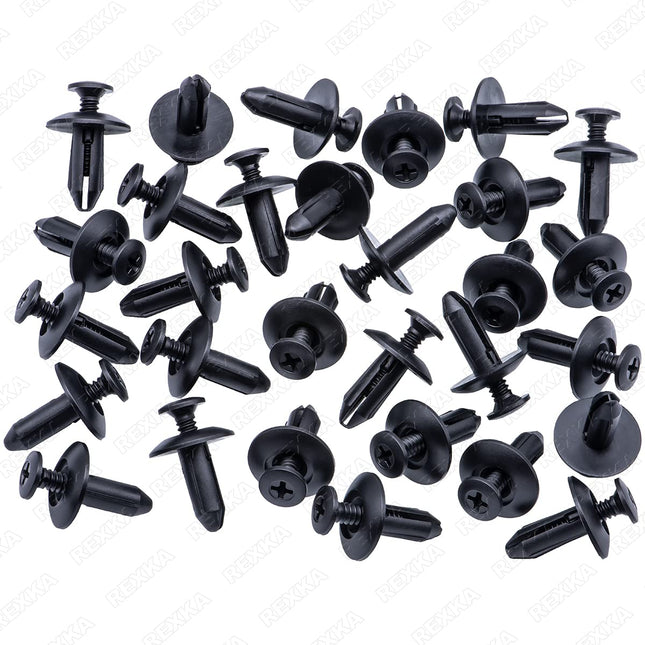 Rexka 30pcs Fender Liner Retainers Clips Fasteners for Ford W706092-S300 Edge Explorer Flex – product detail