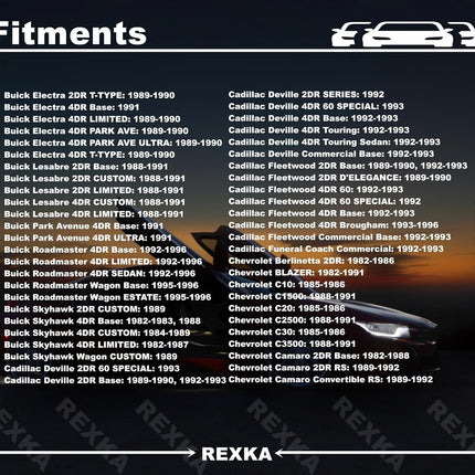 Rexka 50pcs Door Trim Panel Retainer Clip Compatible with GM 363137 Chevrolet Blazer Silverado Truck GMC Yukon