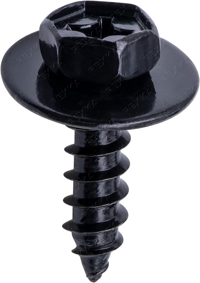 Rexka 20pcs Bumper Cover Splash Shield Screw Bolt Compatible with Toyota Lexus 90159-60477