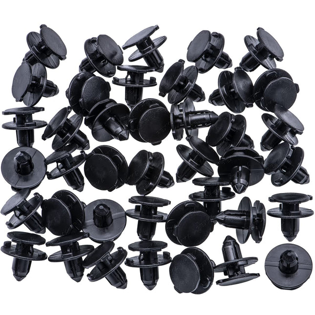 Rexka 40pcs Fender Liner Splash Shield Push Side Trim Panel Clip Retainer Blind Rivet Compatible – product detail