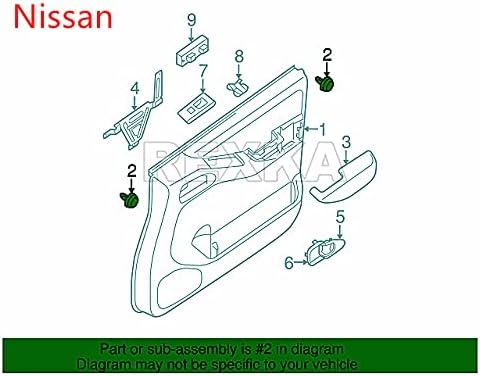 Rexka 30pcs Door Trim Panel Clip Compatible with 80999-VE000 Nissan Infiniti – product detail