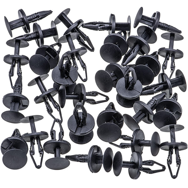 Rexka 30pcs Cowl Grille Bumper Retainers Pins Wheelhouse Liner Rivet Push Type Retainer Clips – product detail