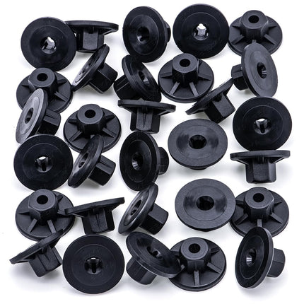 Rexka 30pcs Fender Liner Splash Shield Under Cover Nut for Audi Volkswagon Porsche N90757901 N90352101