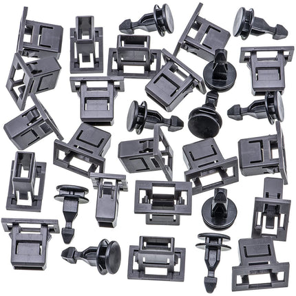Rexka 30pcs Striker Engine Cover Retainer Clip & Grommets Kit for Honda Acura Odyssey, Pilot, Ridgeline Acura MDX, RDX, TLX 91548-TZ5-A02 91547-TZ5-A02 91548TZ5A02 91547TZ5A02