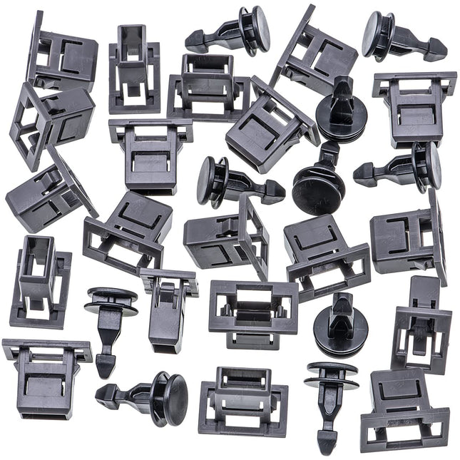 Rexka 30pcs Striker Engine Cover Retainer Clip & Grommets Kit for Honda Acura Odyssey Pilot – product detail