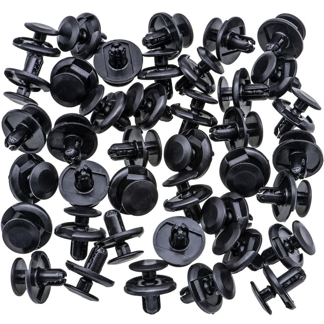 Rexka 40pcs Fender Liner Splash Shield Clip Retainer Fastener Rivet for Toyota Lexus 90467-07164 – product detail