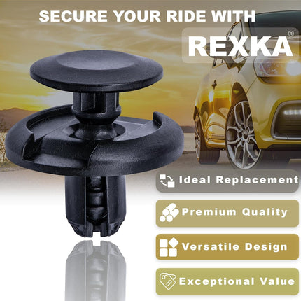 Rexka 40pcs Fender Liner Splash Shield Clip Retainer Fastener Rivet for Toyota Lexus 90467-07164 Camry, Celica, Corolla iM, Echo, Highlander, Prius, Prius V, RAV4, Sienna, Solara, ES