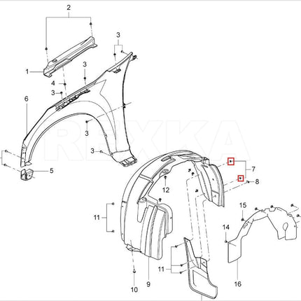 Rexka 30pcs M4.2-1.4mm Bumper Cover Fender Liner U Nut Clips 11609952 for GM Chevy Hummer Buick Cadillac Saturn Cadillac GMC Trucks - Multipurpose