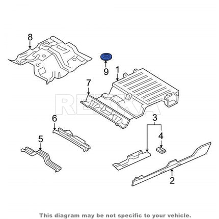 Rexka 20pcs Hood Insulation Fender Liner Retainer Clip for Ford Edge, Escape, Excursion, Expedition, Explorer, Flex, Mustang, Ranger, Taurus N808842S W705002-S300 Chrysler 6504098