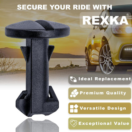 Rexka 10pcs Bumper Cover Retainer Tow Bracket Cover Body Liner Twist to Lock Retainer Clip for Land Rover LR012844 Discovery LR4 Range Rover Sport Velar