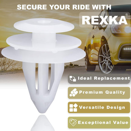 Rexka 20pcs Door Trim Panel Clips Compatible with Nissan Infiniti 01553-09791 350Z Altima Frontier Maxima Pathfinder Quest Sentra Titan Xterra