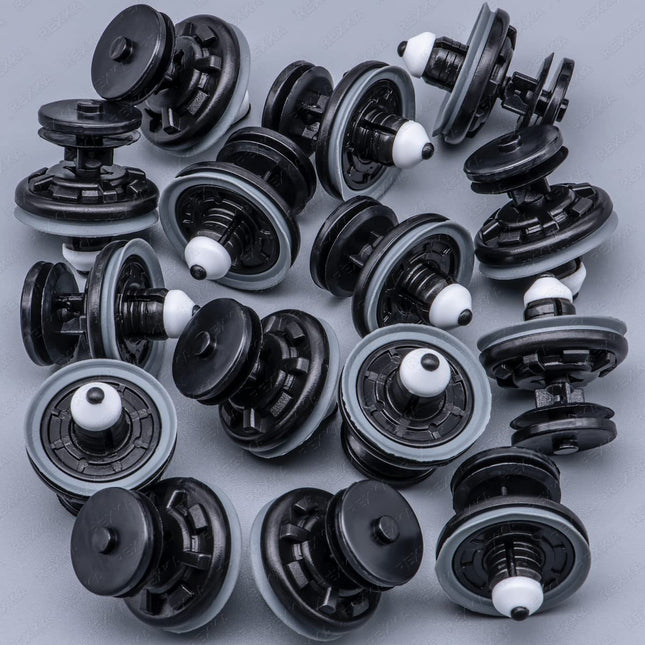 Rexka 15 pcs Interior Door Panel Trim Retainer Clips 6Q0-868-243 for VW Audi A4 A6 A8 GTI Jetta Passat