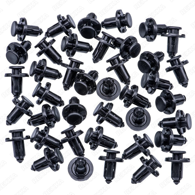 Rexka 40pcs 10mm Hole Bumper Engine Cover Fender & Grille Clips Compatible with Subaru 909140007 – product detail