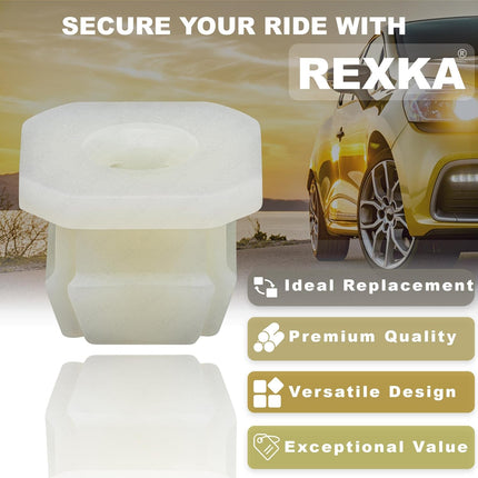 Rexka 50pcs Park/Turn Front Light Lamp Radiator Grille Retainer Nut Compatible with GM 347347 Buick Cadillac Chevrolet GMC Oldsmobile Pontiac