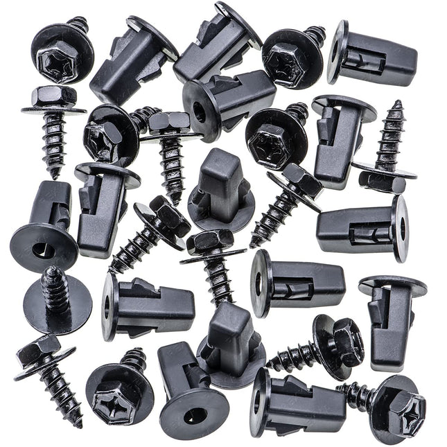 Rexka 15 Sets Fender Liner Bumper Cover Screw Grommet Kits for Toyota Tacoma Tundra Sienna Sequoia – product detail