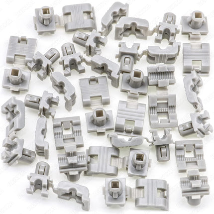 Rexka 20pcs Tailgate & Door Lock Rod Latch Clips 5/32 Rod Size for GM Trucks 16629990 16675980 Ford F150 F250 F350 Super Duty Buick Chevy Cadillac Trucks