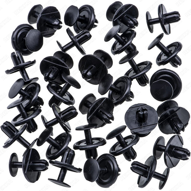 Rexka 30pcs Radiator Splash Shield Front Fender Liner Push-Type Retainer Clips Fasteners for Toyota Lexus – product detail