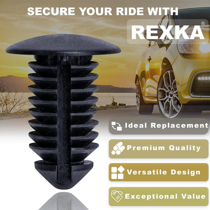 Rexka 50 pcs Trim Panel Retainer Clip Push Pin Compatible with Ford N807721-S Chrysler 6504043 Explorer…