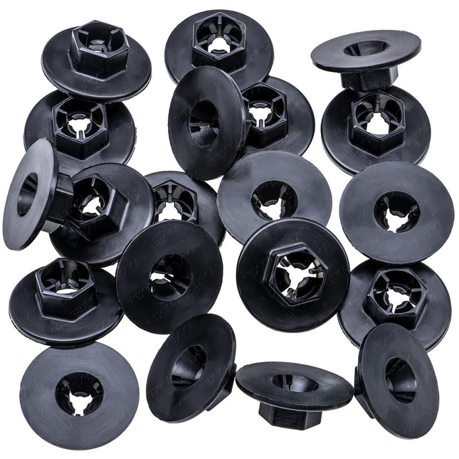 Rexka 20pcs Bumper Splash Shield Fender Liner Nylon Nuts 84145-26000 Compatible with Hyundai Kia – product detail