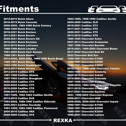 Rexka 10pcs M4.2x1.41x25 Multi-Purpose Bolt for GM Chevy 11547421 -Wheelhouse Liner Bumper Cover Floor Pan Splash Shield Air Deflector Rocker Molding Grille Headlamp Fender Liner