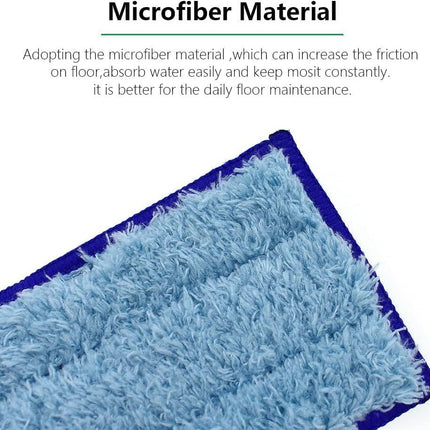 Replacement Washable & Reusable Wet Mopping Pad Compatible with iRobot Braava Jet 240, 241, 244, 245, 250 Robot Mops, Blue, 6-Pack.