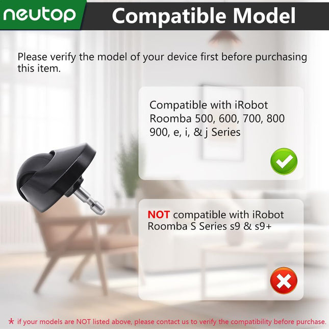 Replacement Part Caster ront Wheel Compatible with All iRobot Roomba 500 600 700 800 900 e i & j Series – product detail