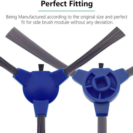 Side Brush Compatible with euy RoboVac 11S, 15T, 30, 30C, 15C, 12, 25C, 35C, 11S Max, 15C Max, G20, G30, G35, G35+, G40, G40+, G40 Hybrid/Hybrid+, Robot Vacuums, 12-Pack.