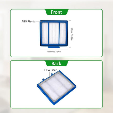 Pre-Motor ilters Compatible with Shark IQ Series RV1001, RV1001AE, AV1002, AV1002AE, AV1010AE, AV970, AV993, RV1100VRUS, UR1000SR, UR1100, UR1105ARUS, Sel-Empty XL Robot Vacuums, 4-Pack.