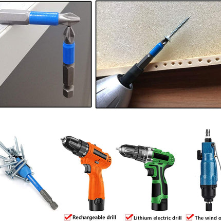 Biaungdo 10Pcs Magnetic PH3 Phillips Bits Set 3.5 inch Long Anti Slip #3 Bit (PH3 x 90MM)