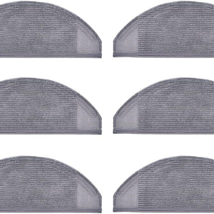 Washable Mopping Cloth Compatible with euy RoboVac X8 Hybrid Robot Vacuum and Mop Cleaners Spare Replacement Parts Accessories, 6-Pack.