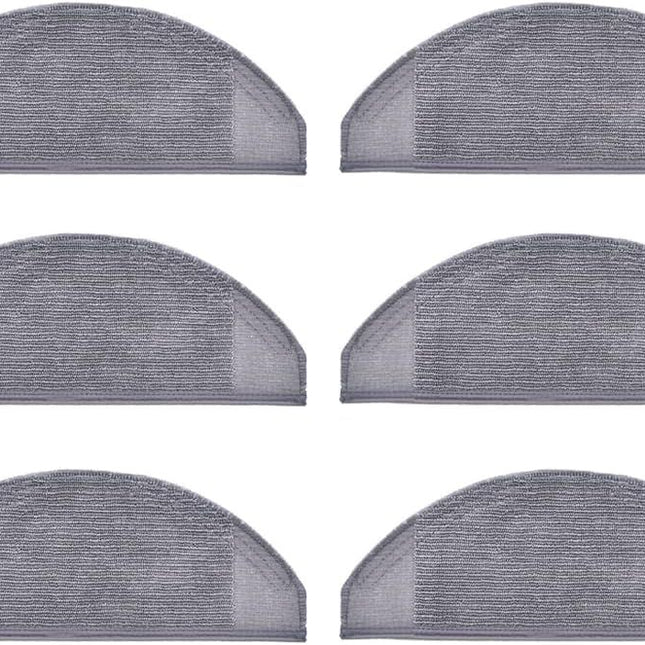Washable Mopping Cloth Compatible with euy RoboVac X8 Hybrid Robot Vacuum and Mop Cleaners Spare Replacement Parts Accessories, 6-Pack.
