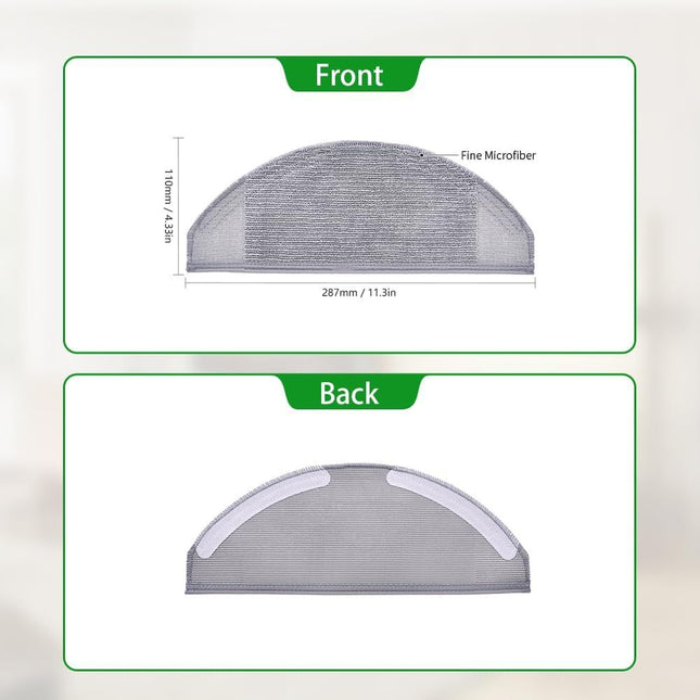 Washable Mopping Cloth Compatible with euy RoboVac X8 Hybrid Robot Vacuum and Mop Cleaners Spare – product detail