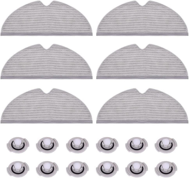 Mop Cloths Pads Water Tank ilter Compatible with Q7 Q7 Max S6 S6 Pure/MaxV S5 Max S5 S4 E5 E4 E35 and E2