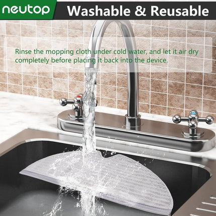 Mop Cloths Pads Water Tank ilter Compatible with  Q7, Q7 Max, S6, S6 Pure/MaxV, S5 Max, S5, S4, E5, E4, E35 and E2 Robot Vacuums, 18-Pack.