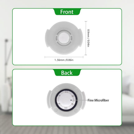 Mop Cloths Pads Water Tank ilter Compatible with  Q7, Q7 Max, S6, S6 Pure/MaxV, S5 Max, S5, S4, E5, E4, E35 and E2 Robot Vacuums, 18-Pack.