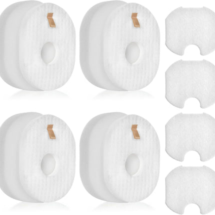 4 Pack ilter Replacement or Shark Rocket HV301, HV302, HV30126, HV300, HV305, HV292, HV307Q, QS301Q, HV310, UV450 Ultralight Corded Stick Vacuum, Part #XV300, 4 oam + elt + Post ilters