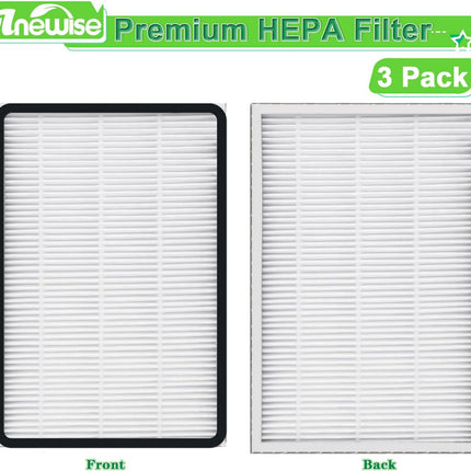 3 Packs 86889 HEPA Media ilter Replacement or Kenmore E-1, 86889, 20-86889, 40324, 53295 Canister and Upright Vacuum Cleaner, or Panasonic Part MC-V199H