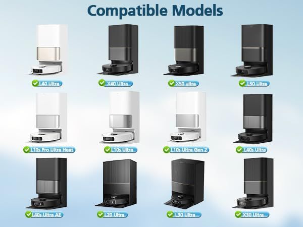 6-Pack Mop Pads or Dreame L40 Ultra/X40 Ultra/X50 Ultra/L50 Ultra/L10S Ultra/L10s Pro Ultra – product detail