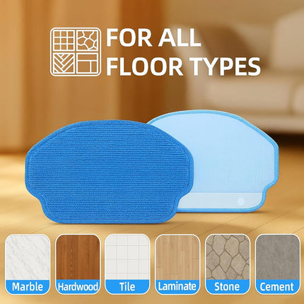 Replacement Parts or MAMNV BR151, or ZCWA BR151, or MANVINS G20, or Kilgone G20, or ONSON BR151, or MANVN BR151, or ZC WAS BR151, or iMartine BR151 Robot Vacuum,6 Side Brush,4 Mop Pad,4 ilter