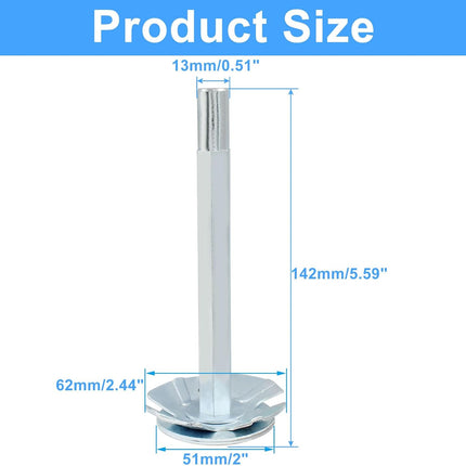 Biaungdo 2 Inch Plumbing PVC Pipe Reamer Cutter, PVC Pipe Fitting Socket Saver Pipe Reamer Tool for Removing SCH 40 from Hub, Fits 1/2 Inch Speed Power Drill