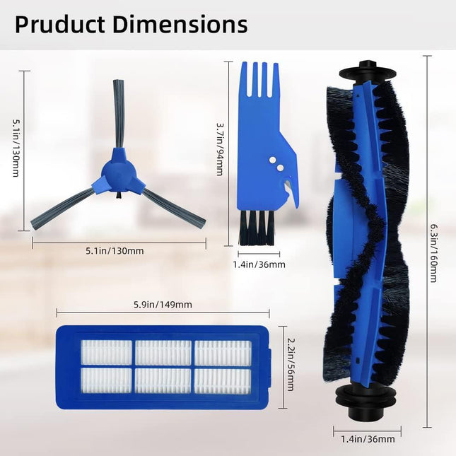 Spare Accessories Compatible or euy 11S Max 30C Max 15C Max Robotic Vacuum Replacements 1 – product detail